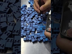 Conector duplex de fibra óptica LC Conexões duplas para redes de alta densidade