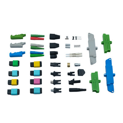 Bom preço Kits de Conector de Fibra Óptica mTP Multimodo com Bota de 3,0mm, Conector MPO de 16 24 Núcleos on-line