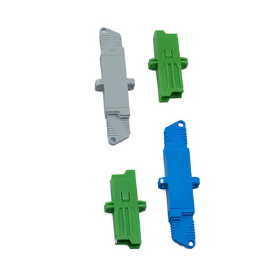 Bom preço E2000 Conector de cabo de fibra óptica de modo único com botão azul-verde personalizável e ferrule de cerâmica em diferentes cores on-line