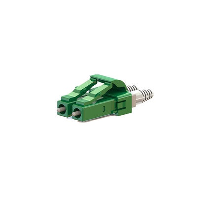 Conector de fibra óptica LC compacto de modo único / multimodo nas telecomunicações