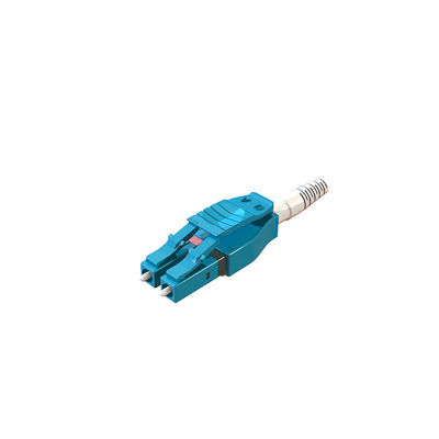 Blue uniboot 2.0 LC Fiber Optic Connector Assembly Uniboot 2.0 para Cablagem de Data Center