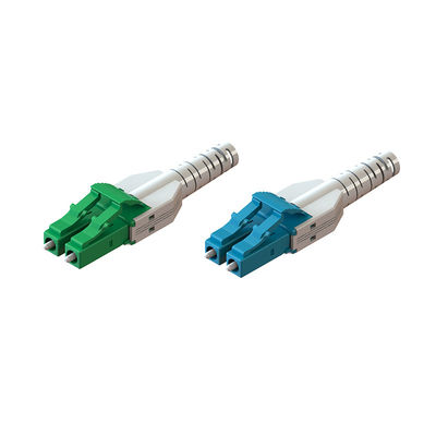 Conjunto de conector de fibra óptica LC normal Uniboot 2.0 Beige para Data Center