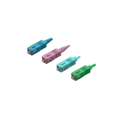 Bom preço Conector de fibra SC multimoda de modo único em kits terminais multicolores on-line