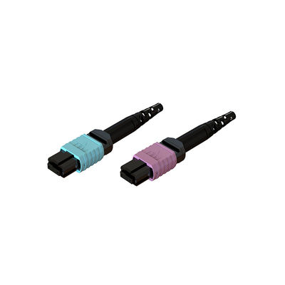 Conector MPO de fibra óptica flexível 3.0 60mm 16 núcleos para transmissão óptica paralela