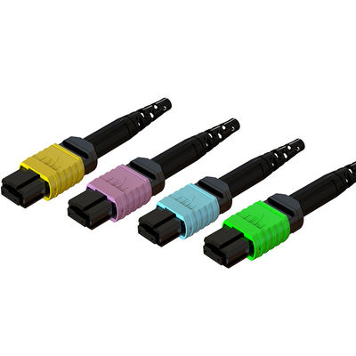 Conector MPO de Fibra Óptica de Baixa Perda de Insersão 3.0 60mm 12/16/24 Núcleos Homem Feminino