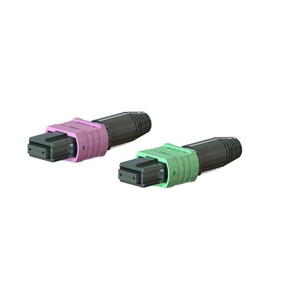 Bom preço FTTH Mini Housing MPO Connector 5.0mm botão redondo 12 fibra de conector OM3 de 24 núcleos on-line
