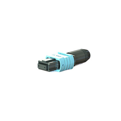 Bom preço Mini 36mm MPO Conector Óptico Aqua Fibra Óptica Pigtail Connector on-line