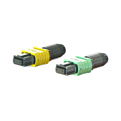 Mini MPO Fibra óptica conector 36mm comprimento 12/16/24 núcleos opções masculino / feminino