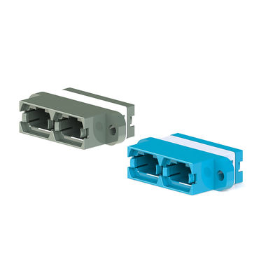 Flanca de adaptador de fibra óptica MPO duplex de alta precisão para quadro de distribuição óptica