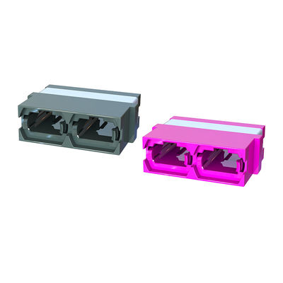 Bom preço Material de plástico Adaptador de fibra óptica MPO em preto azul verde e cores aquáticas on-line
