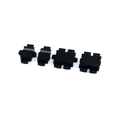 Bom preço Adaptador MPO Cor Preta Simplex Duplex E Quad Versão MTP acoplador com flange on-line