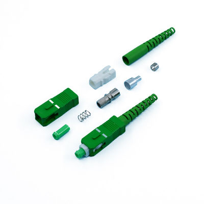 Conector óptico de fibra óptica SC de modo único com tolerância de alta precisão