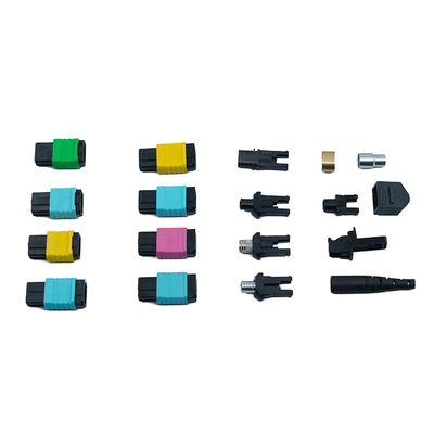 Bom preço Conectores de fibra óptica de conexão rápida mpo om4 om5 conector de fibra óptica de campo instalado on-line