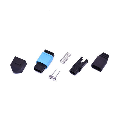 MPO 5.0mm Fibra Óptica Conector Bota de fita nua 12/24 Core Ferrule Fibra Jack