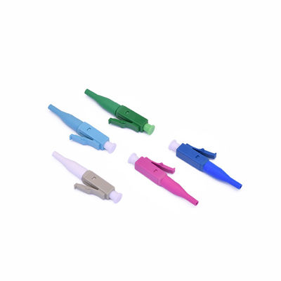 0.9mm LC Fiber Connector todo plástico em PEI simplex duplex para FTTH em baixa perda