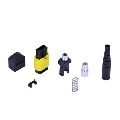 MPO/MTP Conector de cabo de fibra óptica de modo único MTP 12/16Core com ferrule MT